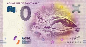 Aquarium de Saint-Malo 2019-3 0 euro souvenir