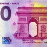 Arc de Triomphe – Paris 2024-2 0 euro souvenir france