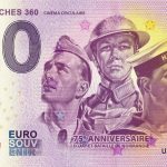 Arromanches 360 cinema circulaire 2019-3 0 euro souvenir bankovka