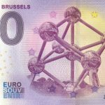 Atomium – Brussels 2020-2 Anniversary 0 euro souvenir banknotes belgium