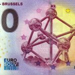 Atomium – Brussels 2023-4 0 euro souvenir belgium banknotes