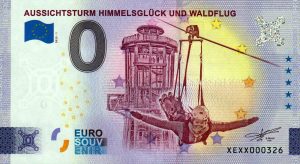 Aussichtsturm Himmelsgluck Und Waldflug 2023-1 0 euro souvenir banknotes germany