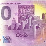 Ávila Ciudad Amurallada 2021-1 0 euro souvenir banknotes spain zeroeuro