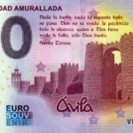 Ávila Ciudad Amurallada 2024-3 0 euro souvenir banknotes spain