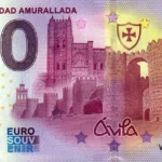 Ávila Ciudad Amurallada 2025-4 0 euro souvenir banknotes spain anniversary