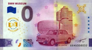 BMW Museum 2025-9 0 euro souvenir banknotes germany anniversary