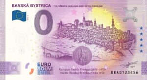 Banská Bystrica 2025-4 0 euro souvenir bankovka slovensko