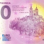 Banská Štiavnica 2020-1 0 euro souvenir bankovka slovensko sladkovic