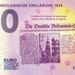 Barmer Theologische Erklarung 1934 2019-1 0 euro souvenir germany