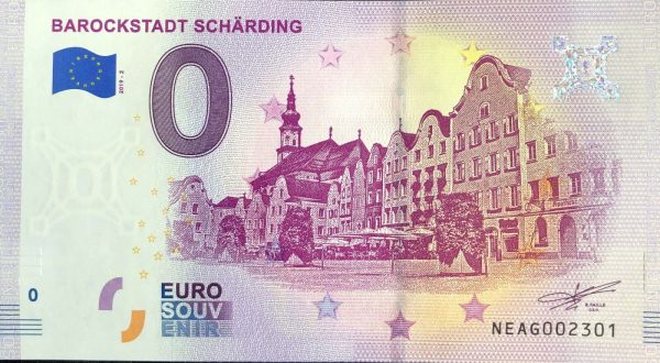 Barockstadt Scharding 2019-2 0 euro souvenir austria