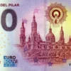 Basilica del Pilar 2024-1 0 euro souvenir banknotes spain