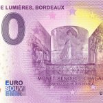 Bassins de Lumiéres, Bordeaux 2021-2 0 euro souvenir france billet