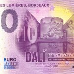 Bassins de Lumières, Bordeaux 2023-4 DALÍ 0 euro souvenir banknote france