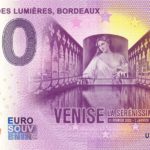 Bassins des Lumières, Bordeaux 2022-3 0 euro souvenir france banknotes