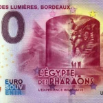 Bassins des Lumières, Bordeaux 2025-6 anniversary 0 euro souvenir banknotes france