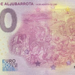Batalha de Aljubarrota 2021-1 anniversary 0 euro souvenir banknote portugal