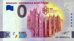 Beauvais – Cathédrale Saint-Pierre 2025-3 0 euro souvenir banknotes france