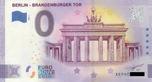 Berlin – Brandenburger Tor 2020-1 0 euro schein germany