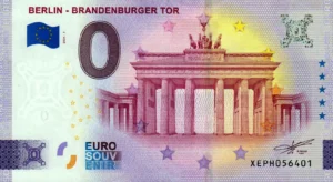 Berlin – Brandenburger Tor 2024-1 0 euro souvenir banknotes germany