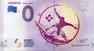 Biarritz Cité de l'Océan bilet suvenir 2018-1 0 euro