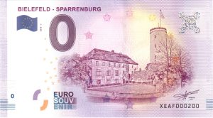 Bielefeld Sparrenburg 2018-1 zero euro souvenir