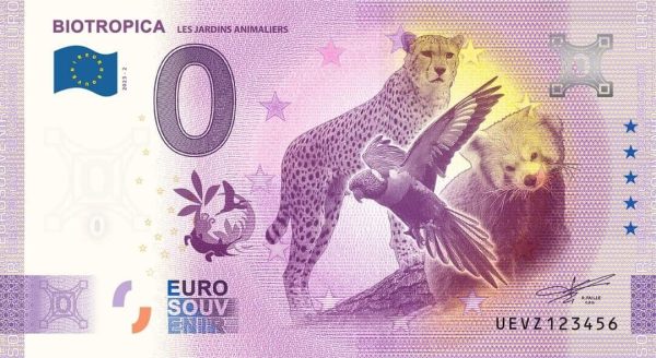 Biotropica 2023-2 0 euro souvenir france banknotes