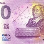 Blaise Pascal 2021-2 0 euro souvenir banknotes france zeroeuro