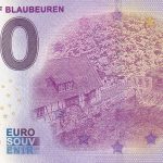 Blautopf Blaubeuren 2022-2 0 euro souvenir germany banknotes