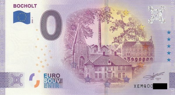 Bocholt 2020-1 0 euro souvenir schein banknote billet