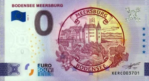 Bodensee Meersburg 2024-9 0 euro souvenir banknotes germany