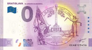 Bratislava 2025-10 80 vyrocie oslobodenia 0 euro slovensko bankovka