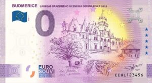 Budmerice 2026-1 0 euro souvenir bankovka slovensko