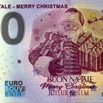 Buon Natale – Merry Christmas 2022-3 0 euro souvenir banknotes italy