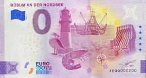 Busum An Der Nordsee 2024-1 0 euro souvenir banknotes germany