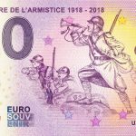 CENTENAIRE de l'ARMISTICE 2018-1 zeroeuro banknote 0 euro souvenir bankovka