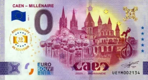 Caen – Millénaire 2025-1 0 euro anniversary france