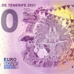 Carnaval de Tenerife 2021 2021-1 0 euro souvenir banknotes spain zeroeuro