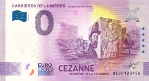 Carriéres de Lumiéres 2021-6 0 euro souvenir banknotes france
