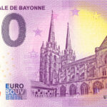 Cathédrale de Bayonne 2024-1 0 euro souvenir banknotes france