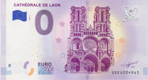 Cathédrale de Laon 2018-1 0 euro