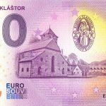 Červený kláštor 2020-1 0 euro souvenir bankovka slovensko new design