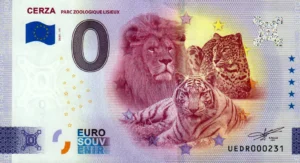 Cerza 2025-11 0 euro souvenir banknotes france