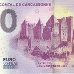 Chateau Comtal de Carcassonne 2019-1 0 euro souvenir