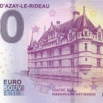 Chateau D´Azay-le-Rideau 2019-1 zero euro souvenir
