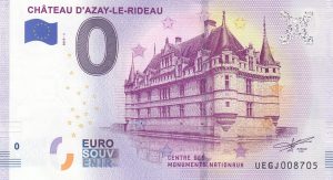 Chateau D´Azay-le-Rideau 2019-1 zero euro souvenir