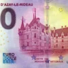 Chateau D´Azay-le-Rideau 2025-2 anniversary 0 euro souvenir france