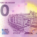 Chateau Fort de Sedan 2024-2 0 euro souvenir banknotes france