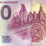 Chateau de Maintenon 2019-1 0 euro souvenir banknote