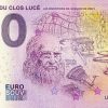 Chateau du Clos Lucé 2020-7 0 euro souvenir france banknote billet
