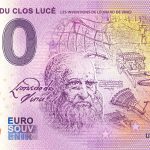 Chateau du Clos Lucé 2023-9 Léonard de Vinci 0 euro souvenir banknotes france